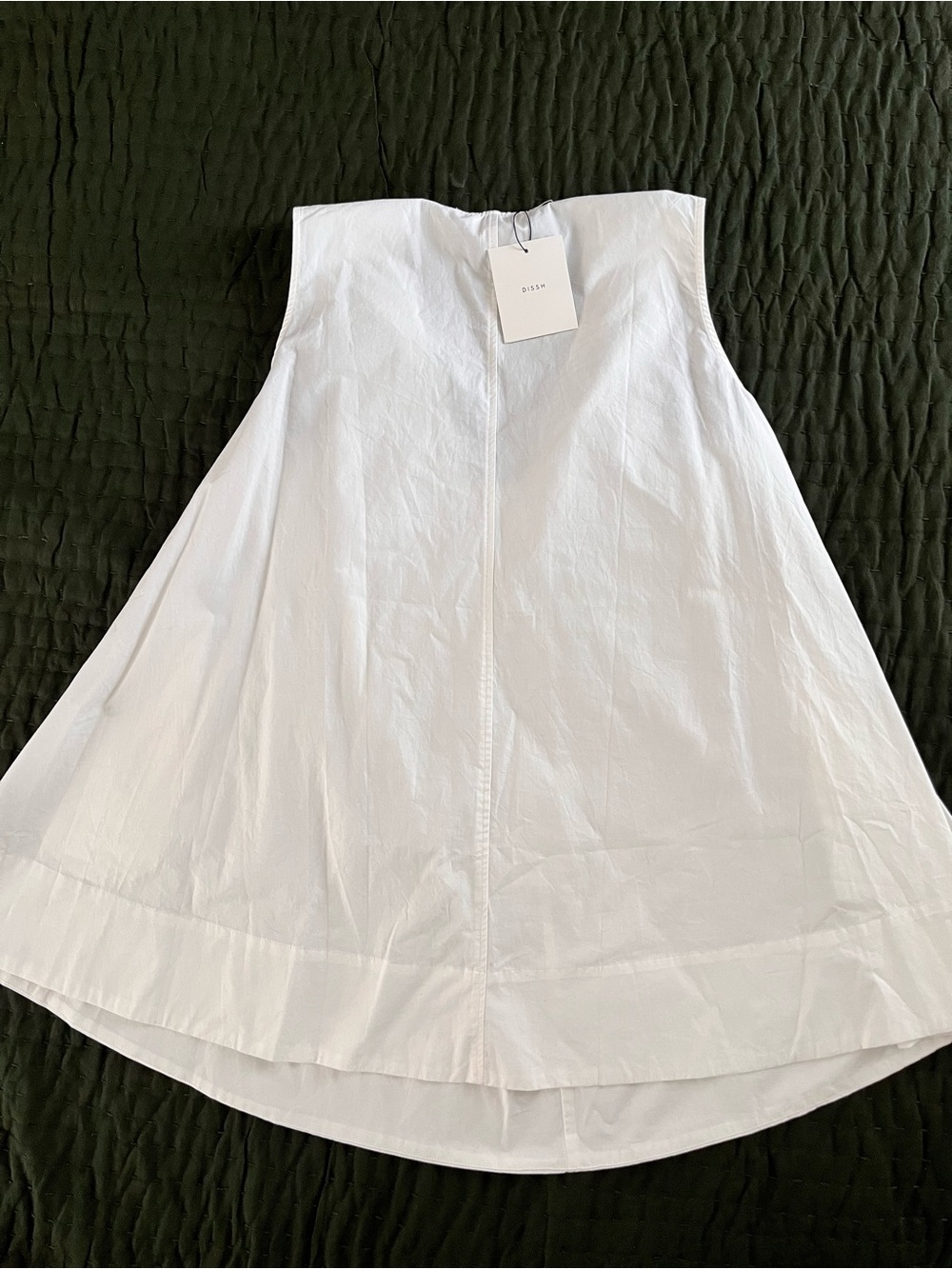 Dissh Gabby White Oversized Cotton Mini Dress - Picture 9 of 11